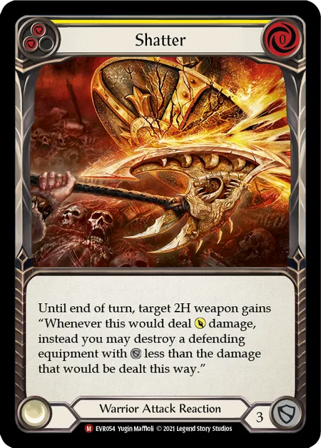 Shatter - 1st edition EVR Rainbow Foil