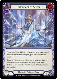 flesh and blood everfest shimmers of silver 1st edition evr rainbow foil