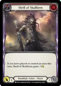 flesh and blood everfest shrill of skullform red 1st edition evr rainbow foil
