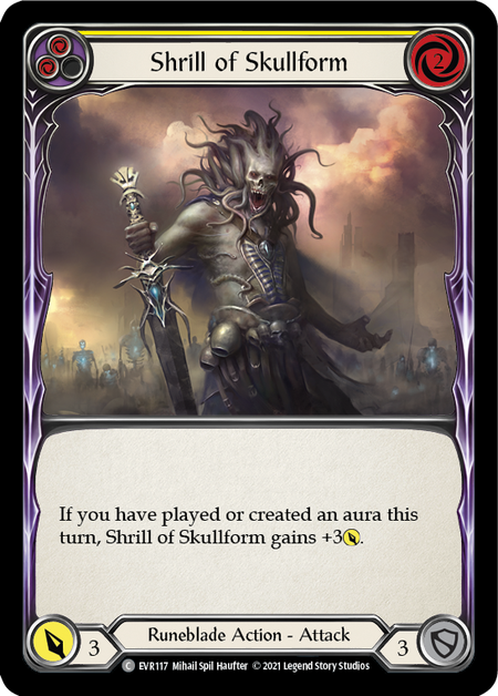 Shrill of Skullform (Yellow) - 1st edition EVR