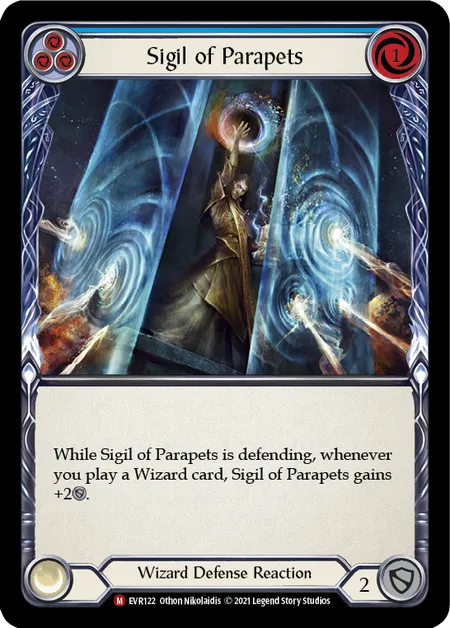 Sigil of Parapets - 1st edition EVR Rainbow Foil