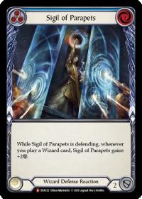 flesh and blood everfest sigil of parapets 1st edition evr rainbow foil