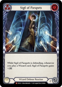 flesh and blood everfest sigil of parapets 1st edition evr