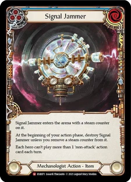 Signal Jammer - 1st edition EVR Rainbow Foil