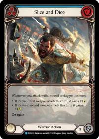 flesh and blood everfest slice and dice blue extended art 1st edition evr