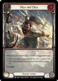 flesh and blood everfest slice and dice red extended art 1st edition evr rainbow foil
