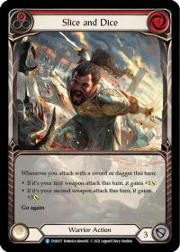 flesh and blood everfest slice and dice red extended art 1st edition evr