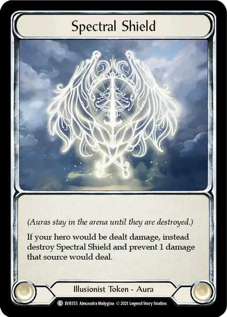 Spectral Shield - 1st edition EVR Rainbow Foil