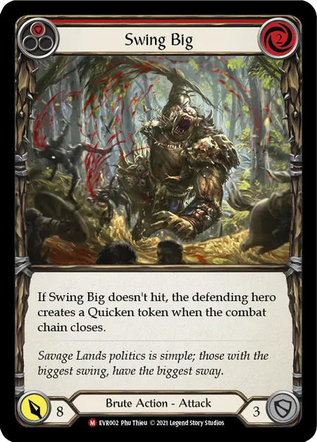 Swing Big - 1st edition EVR Rainbow Foil