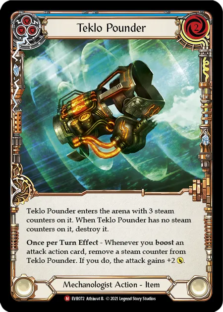 Teklo Pounder - 1st edition EVR Rainbow Foil
