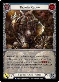 flesh and blood everfest thunder quake blue extended art 1st edition evr rainbow foil