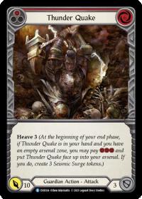 flesh and blood everfest thunder quake red 1st edition evr rainbow foil