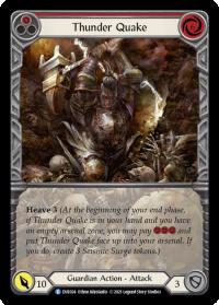 flesh and blood everfest thunder quake red extended art 1st edition evr rainbow foil