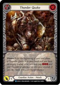flesh and blood everfest thunder quake yellow extended art 1st edition evr