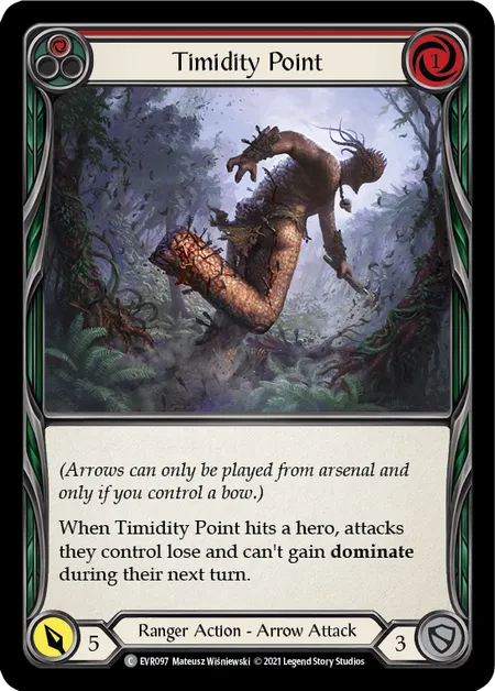 Timidity Point (Red) - 1st edition EVR Rainbow Foil