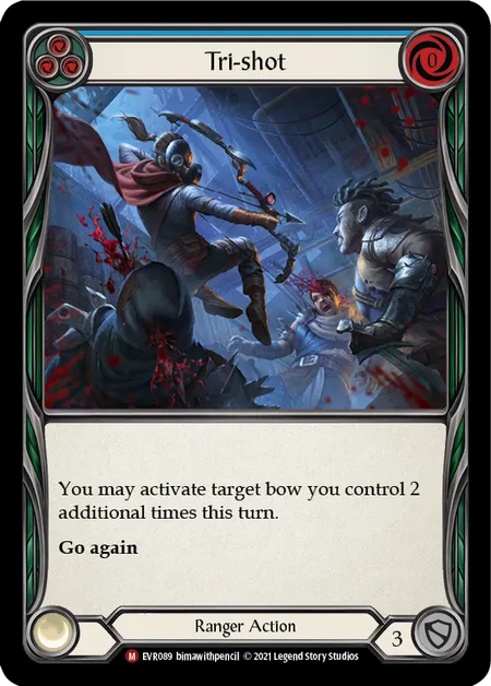 Tri-shot - 1st edition EVR Rainbow Foil
