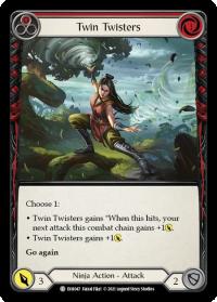 flesh and blood everfest twin twisters red 1st edition evr rainbow foil