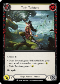 flesh and blood everfest twin twisters yellow 1st edition evr