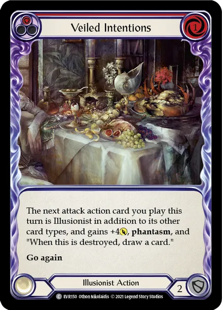 Veiled Intentions (Red) - 1st edition EVR Rainbow Foil