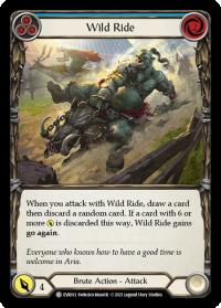 flesh and blood everfest wild ride blue 1st edition evr rainbow foil