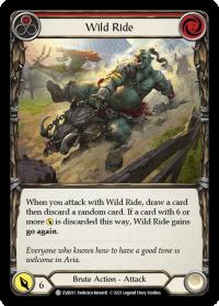flesh and blood everfest wild ride red 1st edition evr rainbow foil