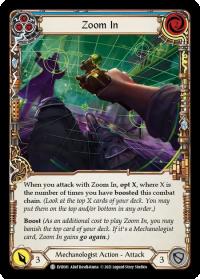 flesh and blood everfest zoom in blue 1st edition evr rainbow foil