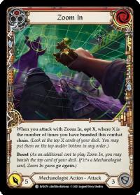 flesh and blood everfest zoom in red 1st edition evr rainbow foil