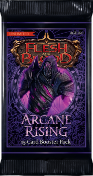 flesh and blood flesh blood booster packs flesh blood arcane rising unlimited booster pack