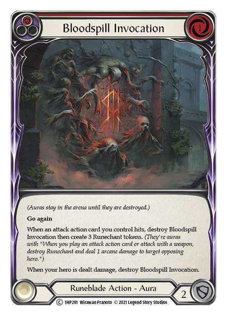 Bloodspill Invocation (Red) - 1HP