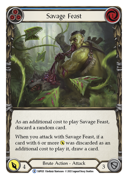 Savage Feast (Blue) - 1HP