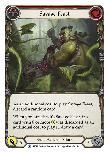 Savage Feast (Red) - 1HP