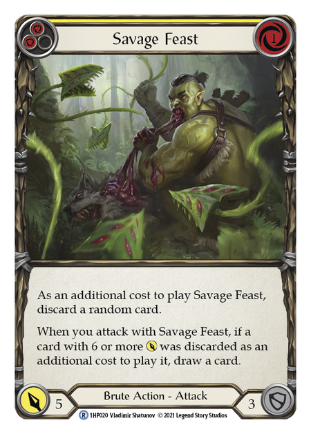 Savage Feast (Yellow) - 1HP