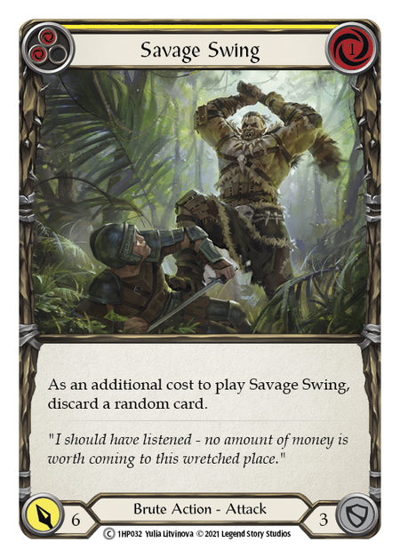 Savage Swing (Yellow) - 1HP