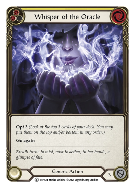 Whisper of the Oracle (Yellow) - 1HP