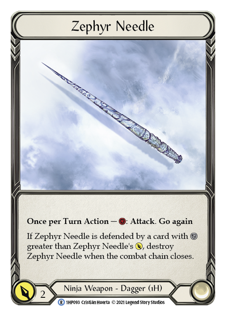 Zephyr Needle (Regular) - 1HP