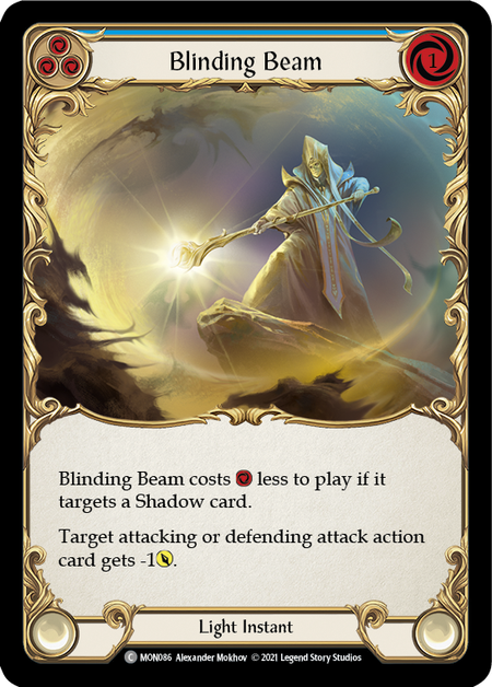 Blinding Beam (Blue)  1st Edition (FOIL)