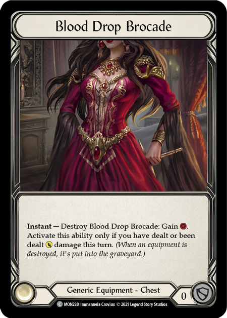 Blood Drop Brocade 1st Edition (COLD FOIL)