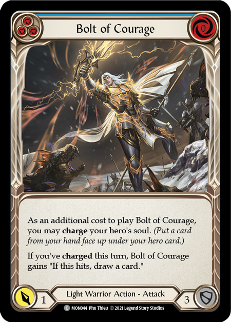 Bolt of Courage (Blue) - 1st Edition