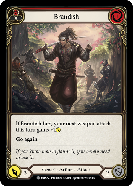 Brandish (Red) 1st Edition (FOIL)