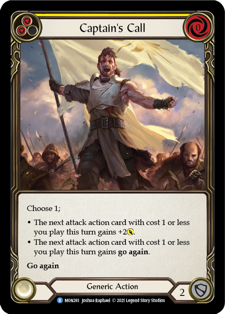 Captain's Call (Yellow)  1st Edition (FOIL)