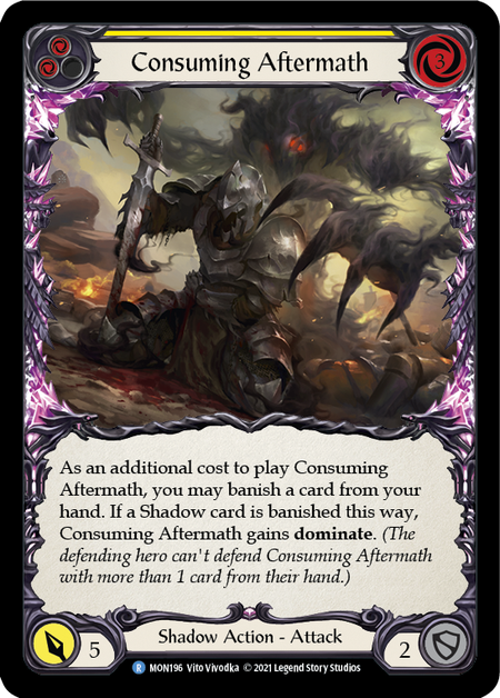 Consuming Aftermath (Yellow)  1st Edition (FOIL)