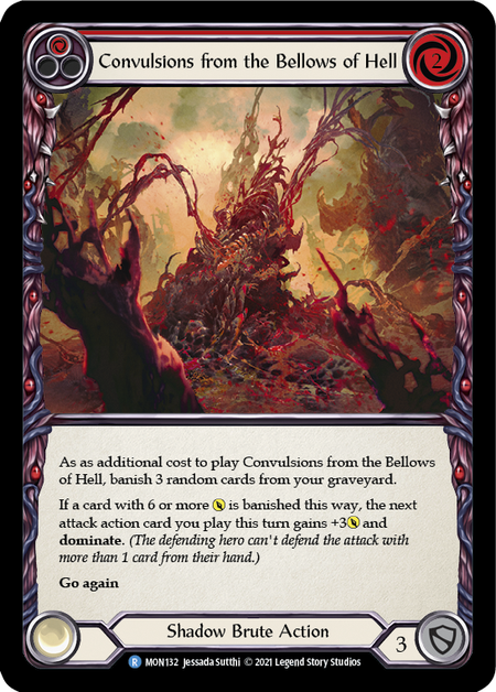 Convulsions from the Bellows of Hell (Red) 1st Edition (FOIL)