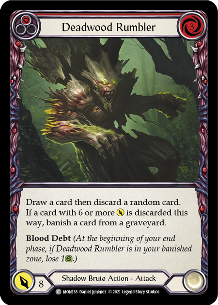 Deadwood Rumbler (Red) 1st Edition (FOIL)