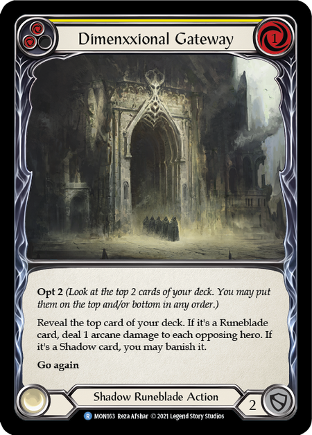 Dimenxxional Gateway (Yellow) 1st Edition (FOIL)