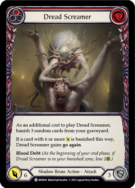 Dread Screamer (Red)  1st Edition (FOIL)