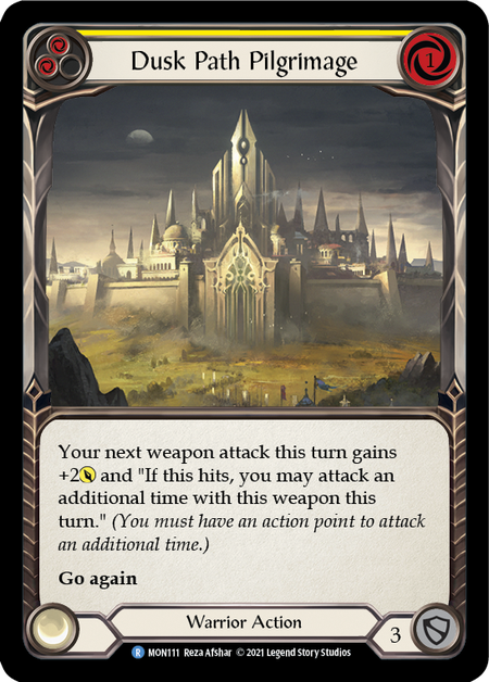 Dusk Path Pilgrimage (Yellow)  1st Edition (FOIL)