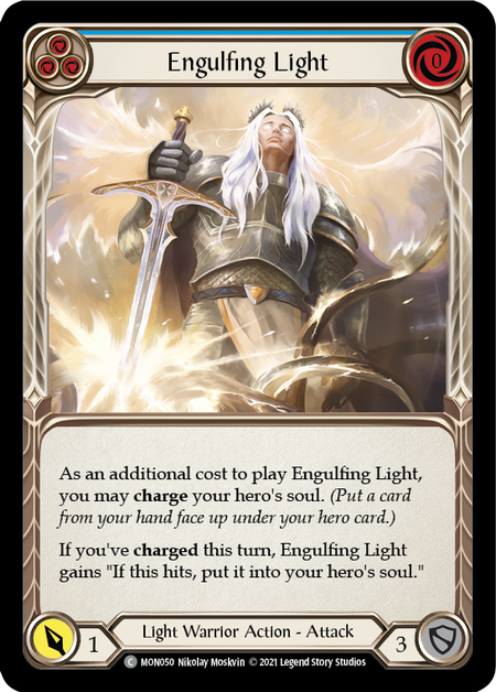 Engulfing Light (Blue) 1st Edition (FOIL)