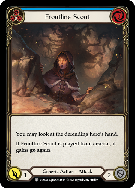 Frontline Scout (Blue) 1st Edition (FOIL)