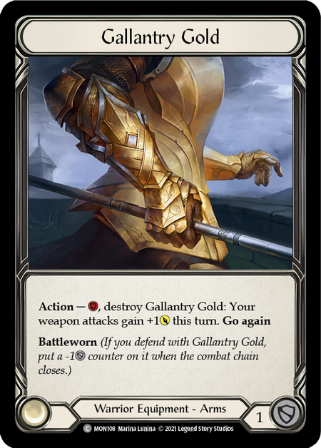 Gallantry Gold  1st Edition (FOIL)