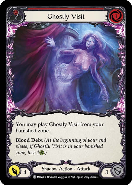 Ghostly Visit (Red)  1st Edition (FOIL)